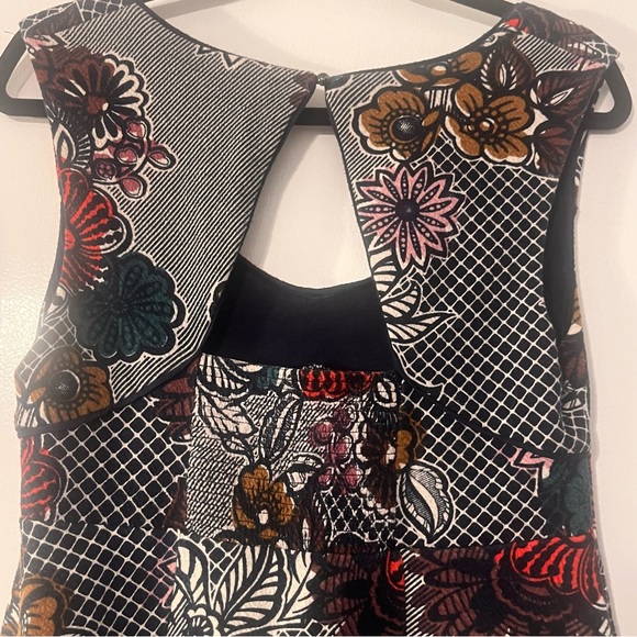 MAEVE [Anthropologie] Floral A-line Knit Dress: Sz M - Picture 5 of 8